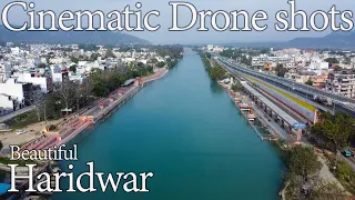 haridwar from sky / cinematic drone shots of haridwar /haridwar drone view