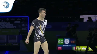 Davide NACCI (ITA) - 2019 Aerobics Europeans, individual men final