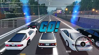 Midnight Racing Tokyo Roblox - Tier 1 AE86 vs a bunch of OP cars