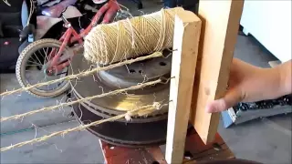 How to make a simple Rope Making machine