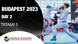 KARATE World Championships | Day 2 – Tatami 5 | WORLD KARATE FEDERATION