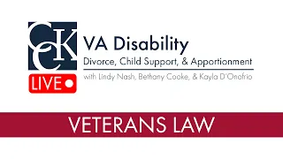 VA Disability, Divorce, Child Support, Alimony, Garnishment & Apportionment