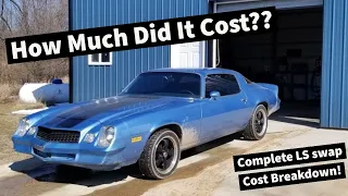 How Much Did It Cost? Complete LS Swap Cost Break Down