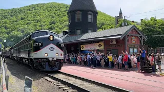 Reading and Northern Inaugural Pittston to Jim Thorpe Excursion | Ft. Reading and Northern F-Units