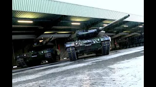 Defense Minister Pistorius visits Tank Brigade 21 and looks at the Leopard 2A6