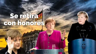 Así fue la despedida de Angela Merkel.