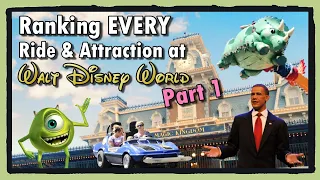 RANKING EVERY RIDE & ATTRACTION at Walt Disney World - Part 1 | Theme Park Parlay
