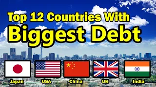 TOP 12 COUTRIES IN THE WORLD WITH BIGGEST DEBT BURDENS 2023