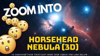Zooming in on the Horsehead Nebula (3D)  | Galaxy Videos | Relaxing Video