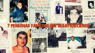 7 personas famosas que desaparecieron SIN DEJAR RASTRO