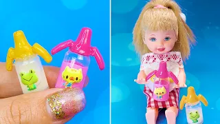 How to make Miniature Baby Bottle | MINIATURE IDEAS FOR DOLLHOUSE | #Shorts