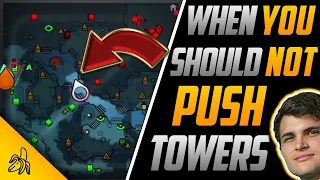 When NOT To Push Your Tower (The Best Way To Effectively Use Space In Dota 2) | BSJ Dota 2 Tidbits