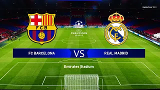 PES 2020 - Barcelona vs Real Madrid - El Clasico - Gameplay PC