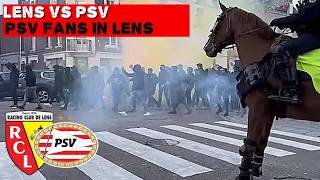 PSV Hooligans In Lens | RC Lens vs PSV Eindhoven | 24-10-2023