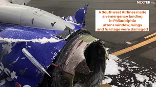 Shocking photos of Southwest Airlines plane engine explosion: one passenger killed and 7 injured!