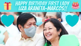 HAPPY BIRTHDAY MADAM FIRST LADY LIZA ARANETA-MARCOS | SURPRISE BIRTHDAY PARTY! 😍✌❤