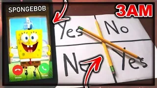 DO NOT PLAY CHARLIE CHARLIE WHEN CALLING SPONGEBOB AT 3AM!! *SPONGEBOB CAME TO MY HOUSE*