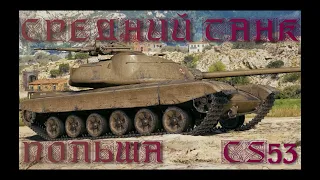 Поляк CS 53 без Голды какой он? КАЧАЕМ ВЕТКУ ПОЛЬШИ#WORLD OF TANKS#