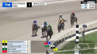 Gulfstream Park Carrera 1 - 6 de Abril 2024