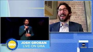 Josh Groban talks with GMA about his Harmony Tour and RCMH shows     January 31, 2022