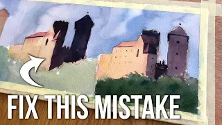 Most Common Mistake in Watercolor Painting | Values