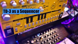 Sequencing other synths with the TD-3 via CV MIDI and USB
