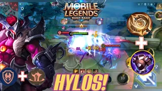 HYLOS ROAMER  TANK, BEST ITEM BUILD  GAMEPLAY 2024 #mlbb #mpl #mlbbgame #mobilielegends #hylos