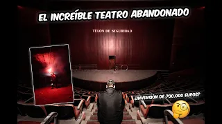 Exploro este increíble TEATRO ABANDONADO URBEX