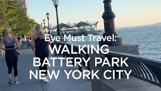 Walking Battery Park New York City 4K