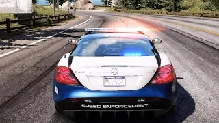 Need For Speed: Hot Pursuit - Mercedes-Benz SLR McLaren 722 Edition (Police) - Test Drive Gameplay