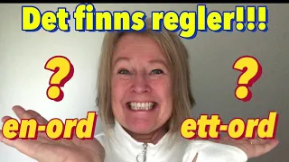 Gender in Swedish - There are rules! - Swedish with Marie