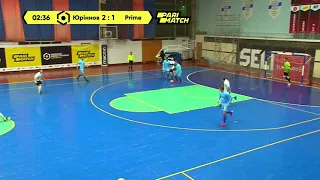 Огляд матчу | Юрінновація 3 - 2 АФК Primе  | Parimatch Перша ліга Києва з футзалу