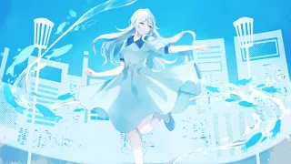 【初音ミク】水色【オリジナル】