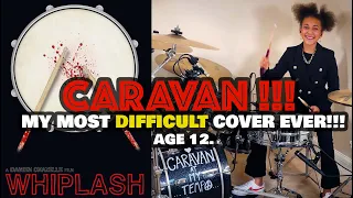 Caravan - Whiplash Movie - Most difficult drum cover EVER!!! - Age 12