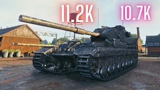 World of Tanks FV215b (183)  11.2K Damage & FV215b (183)  10.7K Damage