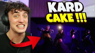 KARD - CAKE _ 안무 영상 ( Lyrics + Dance Practice) REACTION - WHAT CAKE !?!