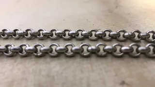 Сделай серебряную цепочку Шопард за 8 минут.Make a silver Chopard chain in 8 minutes.
