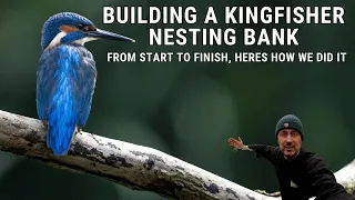 I Built an Artificial KINGFISHER Nesting Bank | HERE'S how we did it!!