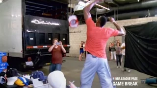 Funny Mannequin Prank on NBA Players (Dwight Howard freaks out)