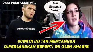 Mengejutkan !! Saat Tangan Khabib Di Genggam Paksa Oleh Wanita Ini..????