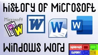 HISTORY OF MICROSOFT WINDOWS WORD (1989-2020)