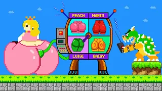 GameUp: Super Mario and Peach Choosing the IDEAL BUTT from the Vending Machine