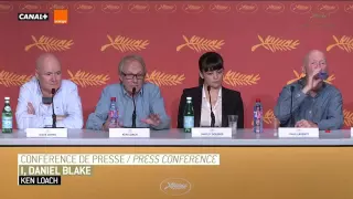 Ken Loach supports Corbyn at Cannes I DANIEL BLAKE Press Conference