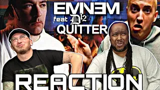 HERE LIES NEVERLAST!!!! EMINƎM feat D12 Quitter (Everlast Diss) REACTION!!!