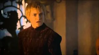 Joffrey gets sent to bed. Lol.