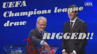 UEFA Cheating Exposed ||2018-2019 Draw||How UEFA Cheats In The Champions League Draw||SCAM