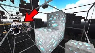 my admin caught me xray hacking but I was PLACING diamond ore...