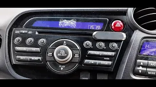 how to setup Honda insight clock