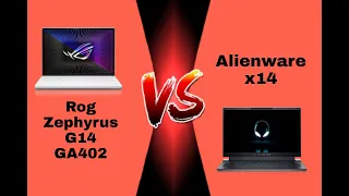 Alienware X14 (2022) vs ROG Zephyrus G14 GA402 (2022) | 14" laptops.