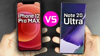 iPhone 12 Pro Max vs Samsung Note 20 Ultra - Ultimate 5G Smartphone Battle!